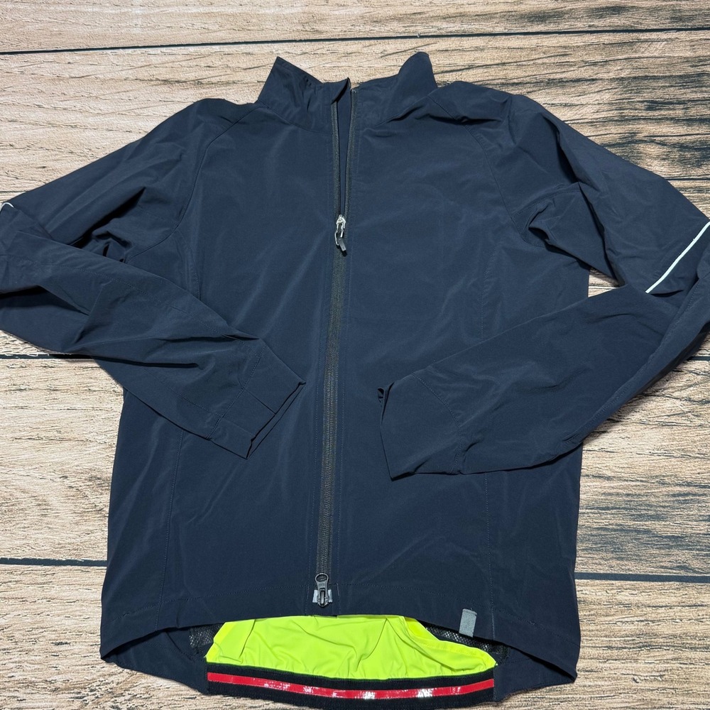 Specialized Deflect Jacket Men S Black Cycling Windbreaker Reflective Full Zip